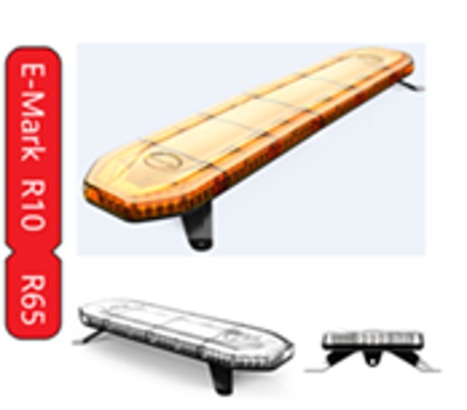 EMERGENCY STROBE SIGNAL BAR 162W-TRANSPARENT WHITE