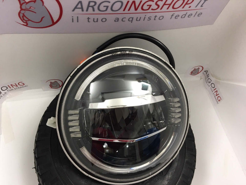 7 INCH CHROME "BOB" LED HEADLIGHT FOR JEEP RENEGATE