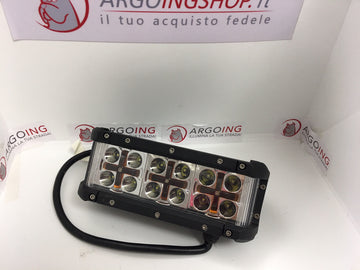 Barra LED per Jeep con disegno croce, arancio