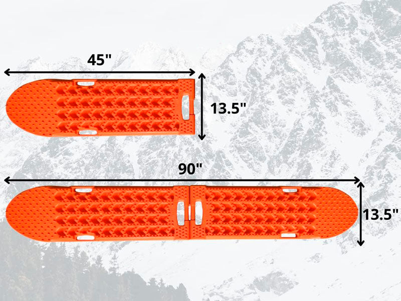 Piastre da sabbia Escaper Buddy componibili uso pala 115 × 35 cm (coppia)