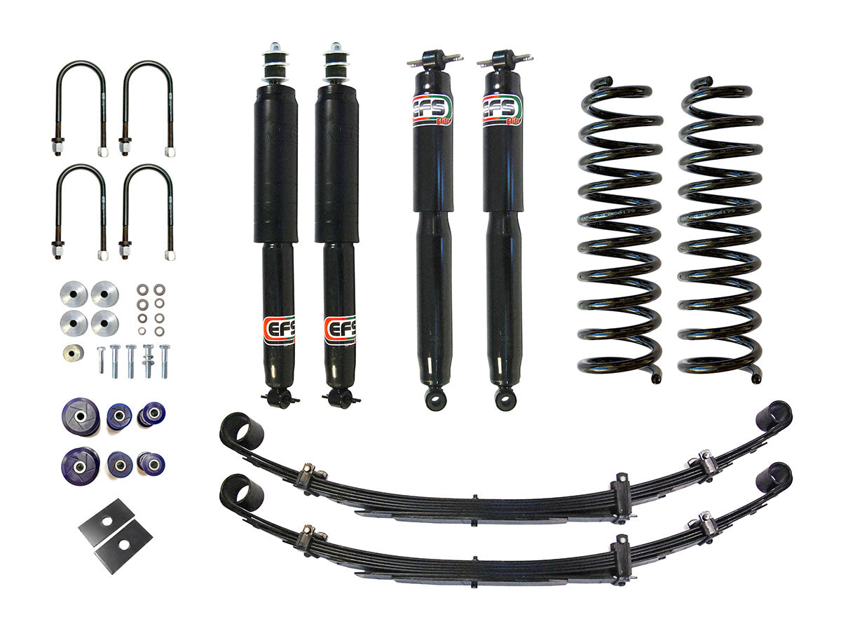 Kit sospensioni EFS ELITE HD rialzo +40 mm – Jeep Cherokee XJ 1984-2001