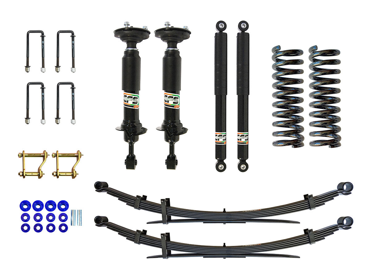 Kit sospensioni EFS ELITE HDT rialzo +30 mm – Nissan Navara D40 2005-2015 (motore 3.0V6)