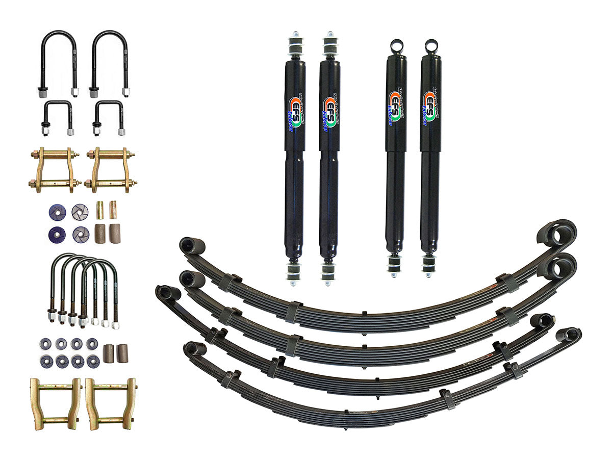 Kit sospensioni EFS ELITE HD rialzo +50 mm – Nissan Patrol 1982-1998 (fari squadrati; 3 porte)