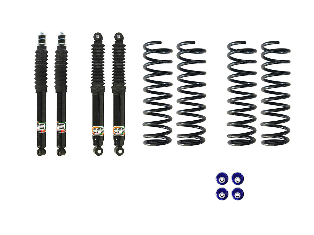 Kit sospensioni EFS ELITE rialzo +75 mm – Suzuki Jimny 2003-2018 (benzina)
