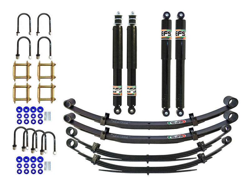 Kit sospensioni EFS ELITE rialzo +50-65 mm – Suzuki Samurai 1986-2003