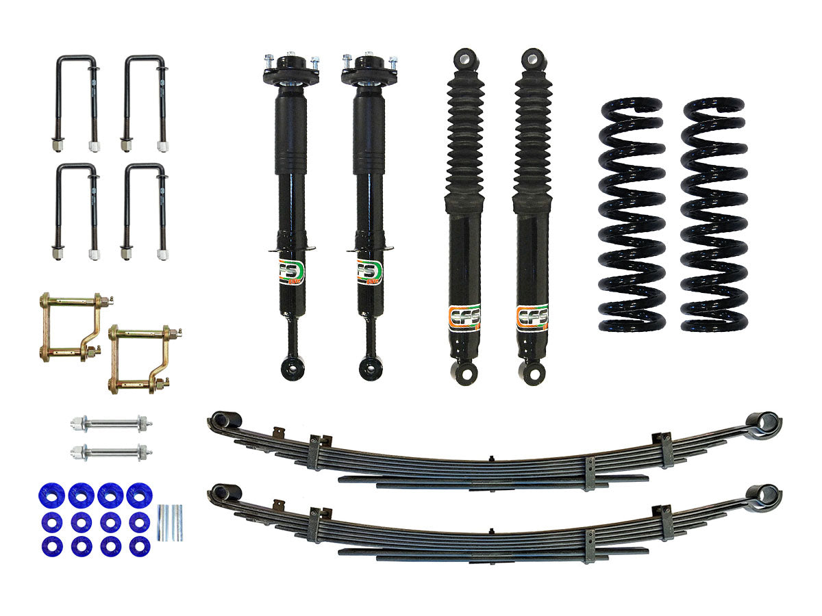 Kit sospensioni EFS ELITE HDT rialzo +40 mm – Toyota Hilux 2016-2026