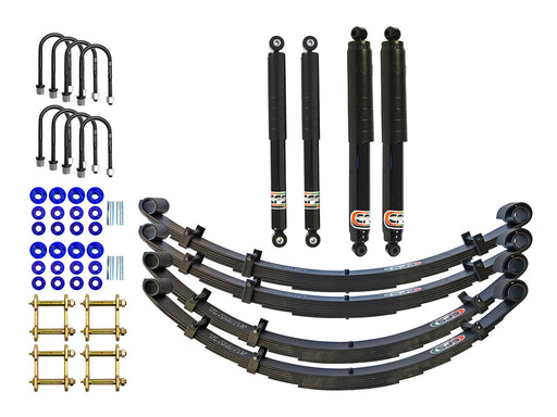 Kit sospensioni EFS ELITE rialzo +50 mm – Toyota Land Cruiser J45/47 1969-1980 (balestra occhio piccolo)