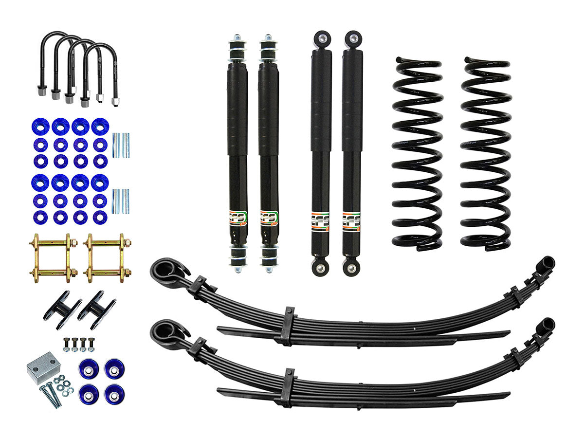 Kit sospensioni EFS ELITE rialzo +75 mm – Toyota Land Cruiser J78/79 2007+