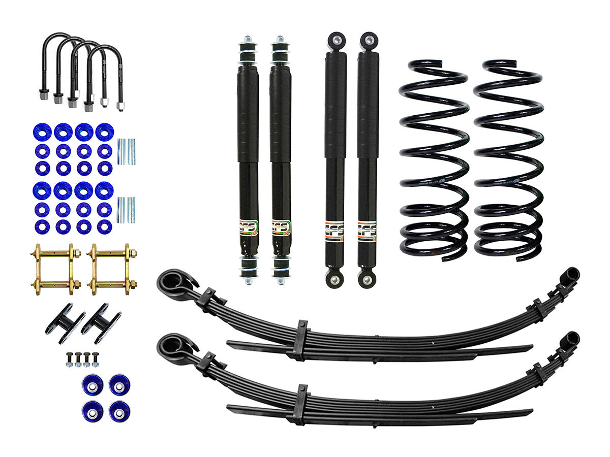 Kit sospensioni EFS ELITE HD rialzo +75 mm – Toyota Land Cruiser J78/79 2007+