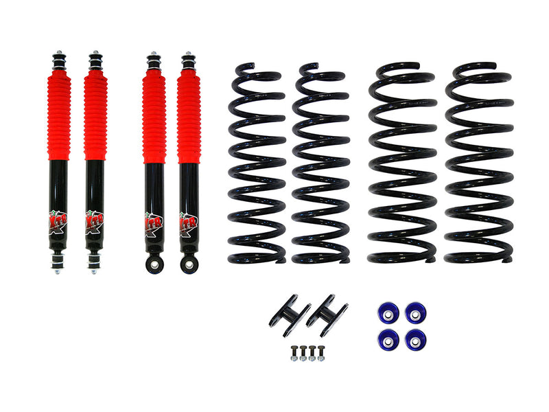 Kit sospensioni EFS XTR HD rialzo +50 mm – Toyota Land Cruiser J80 1992-1998