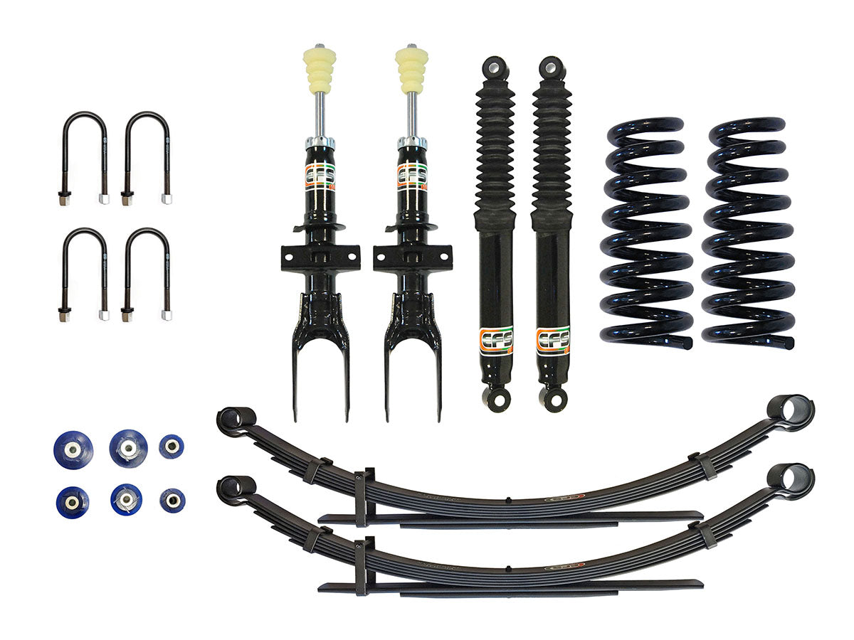 Kit sospensioni EFS ELITE HDT rialzo +25 mm – Volkswagen Amarok 2010+ (motore 2.0)