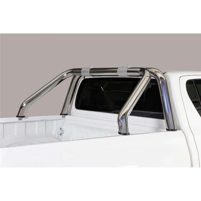 Roll Bar Toyota Hilux Double Cab dal 2021 Inox lucido Ø76 mm | RLD/410/IX