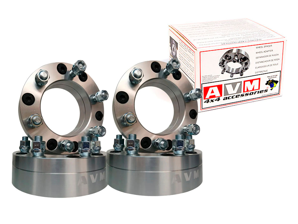 Adattatori ruote AVM 48 mm da 5x139,7 a 6x139,7 – Jeep Wrangler CJ 1982–1987