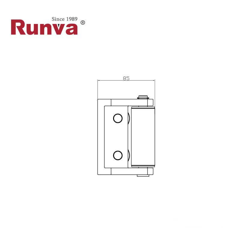 Guida a rulli per verricello idraulico Runva 10000 lbs – immagine 3