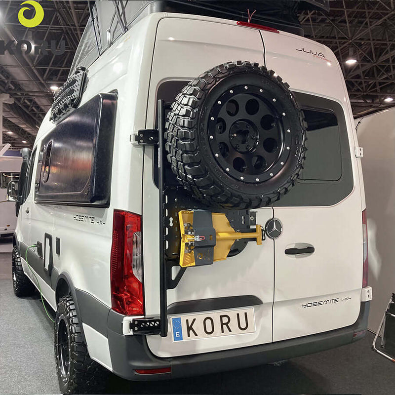 Koru Soluciones Supporto ruota posteriore con accessori regolabile