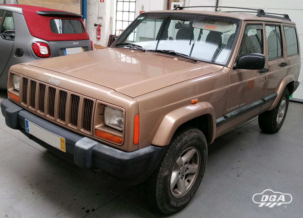Deflettori aria finestrini anteriori DGA – Jeep Cherokee XJ 1997–2001