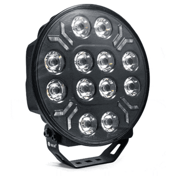 Faro di profondità LED Tralert Ypsilon 12 LED con luce di posizione e flash, 8.000 lumen