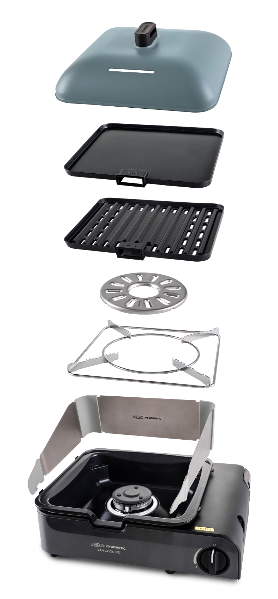 Cadac Van Cook FFD, fornello barbecue portatile a cartuccia