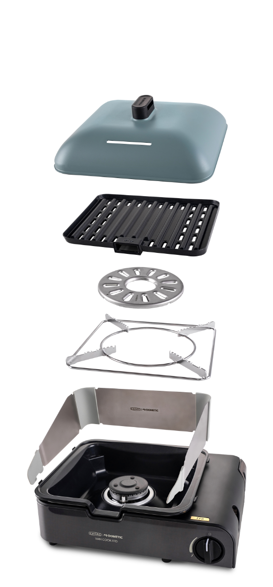Cadac Van Cook FFD, fornello barbecue portatile a cartuccia