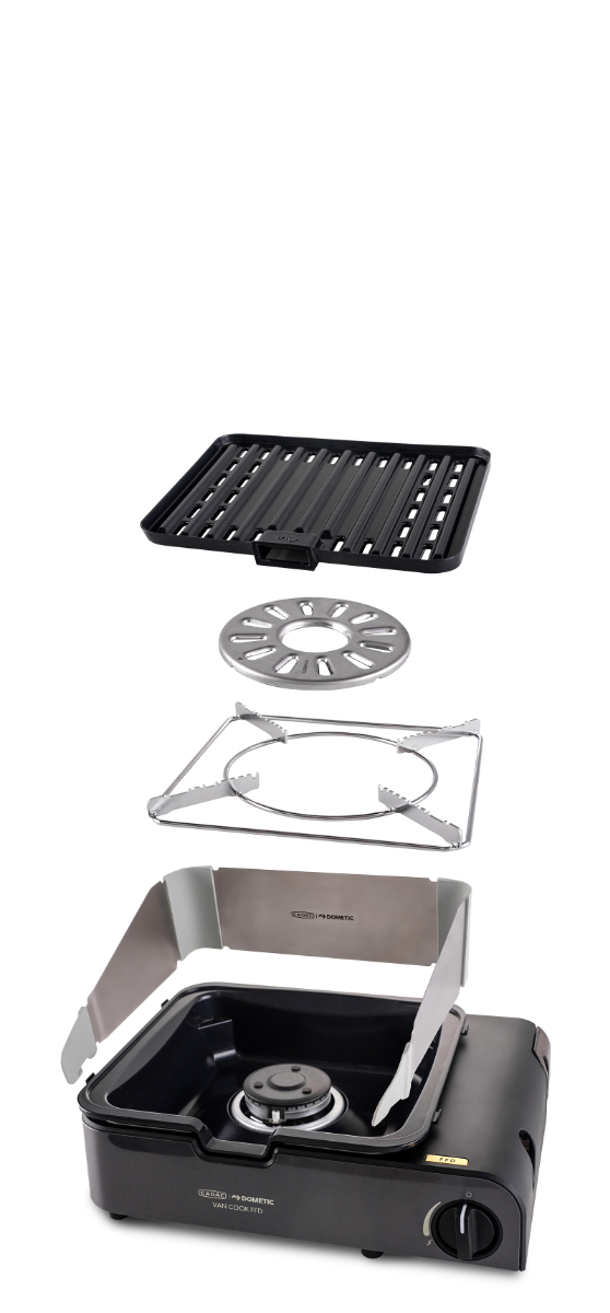 Cadac Van Cook FFD, fornello barbecue portatile a cartuccia