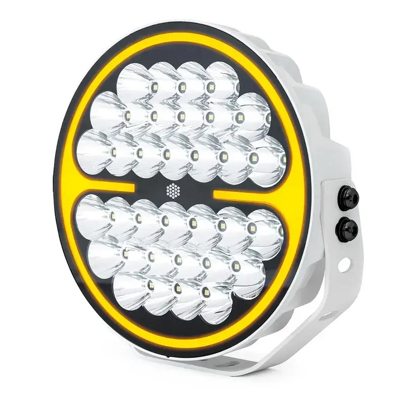 Faro di profondità LED rotondo Nova, corpo bianco, 150 W, 13600 lumen, luci diurne bicolore e flash, 9-36 V – immagine 10