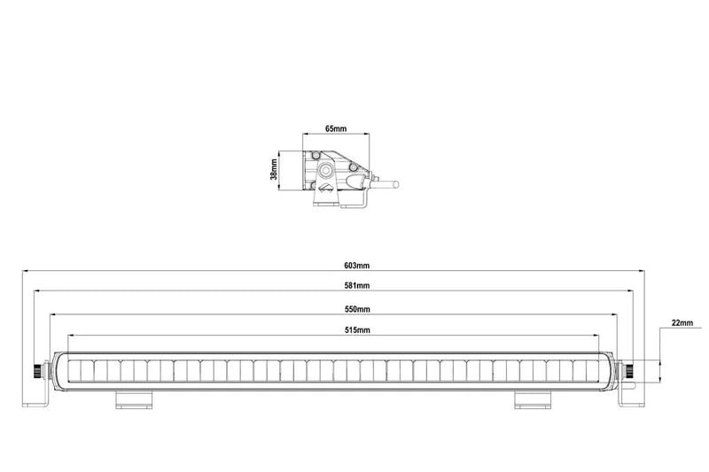 TRALERT - Barra LED drivingbeam | 100 watt | 5920 lumen
