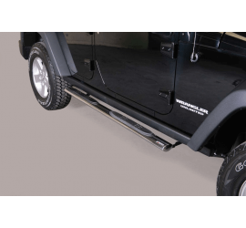 Pedane laterali Jeep Wrangler 5 porte dal 2011 Inox lucido | GPO/296/IX
