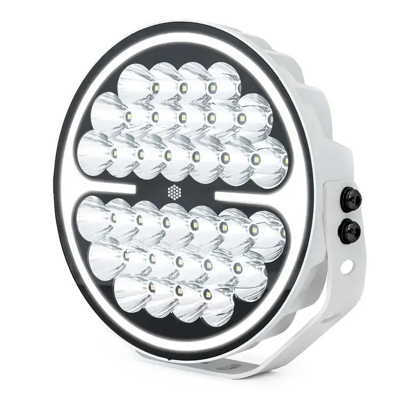 Faro di profondità LED rotondo Nova, corpo bianco, 150 W, 13600 lumen, luci diurne bicolore e flash, 9-36 V – immagine 11