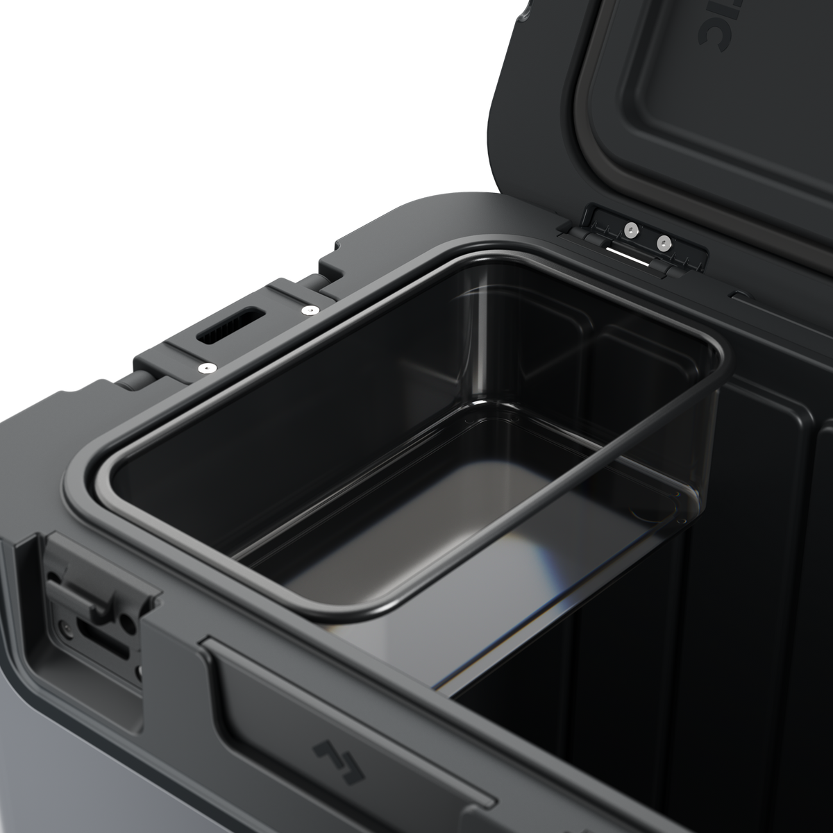 Ghiacciaia rigida Dometic Recon Hardside 41 litri, colore Silt, grigio chiaro, vista del prodotto 5
