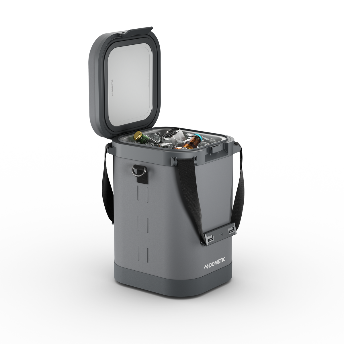Borsa frigo Dometic Recon Softside ZL 12 litri, colore Silt, grigio chiaro, vista del prodotto 4