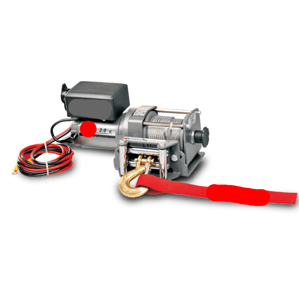 Verricello elettrico Runva 2000 lb - 900 kg - 24V
