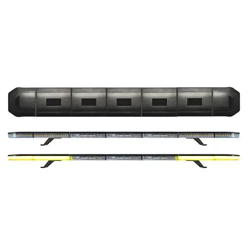 Barra lampeggiante LED ambra R65, 1586 mm, lampeggio alle estremità – ElectraQuip – immagine 3