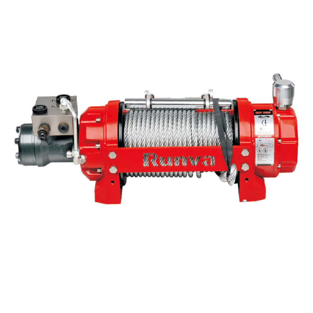 Runva HWV 10000 – Verricello idraulico 10.000 lb (4.536 kg) standard EN