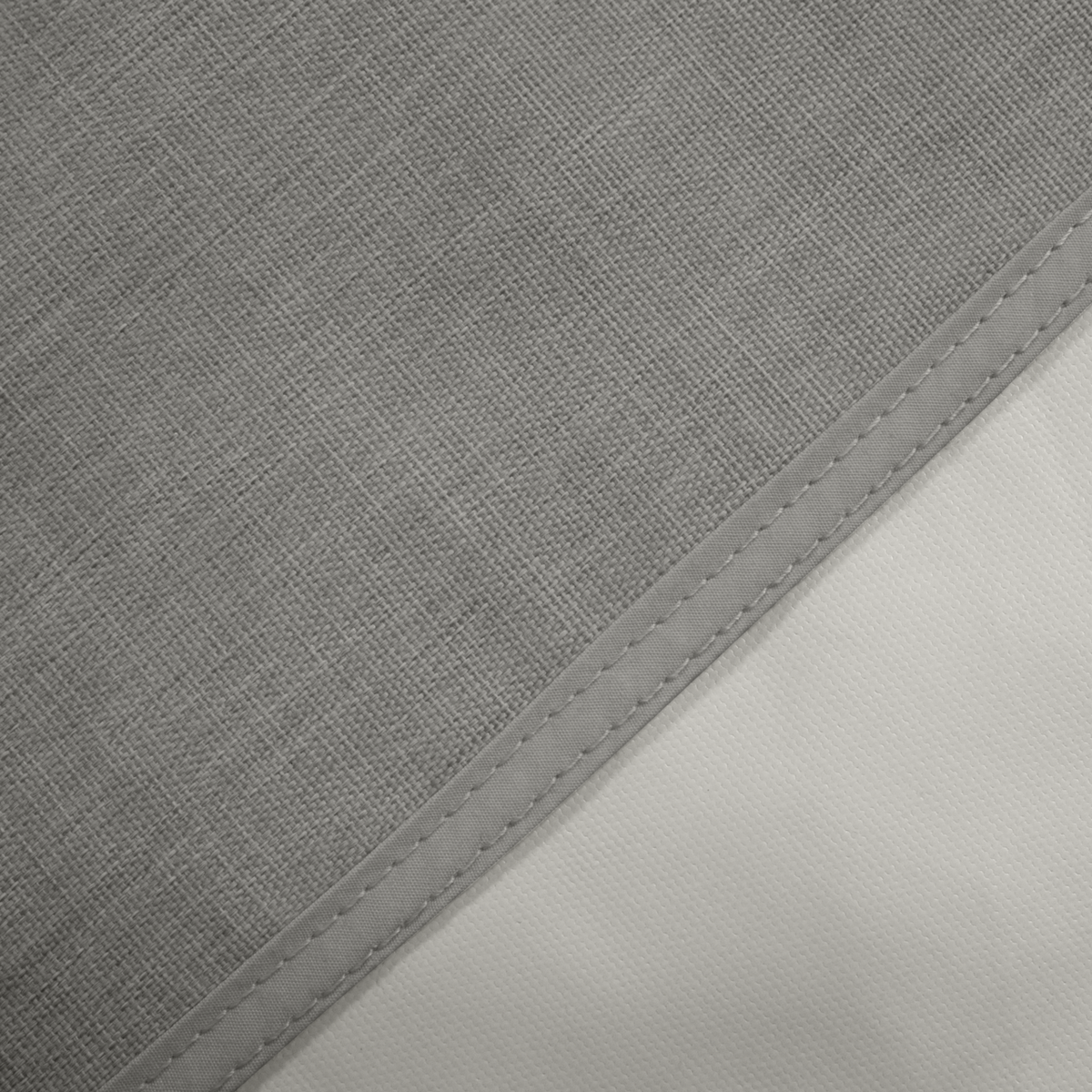 Dettaglio del tessuto Weathershield Rest grigio del frangivento Dometic
