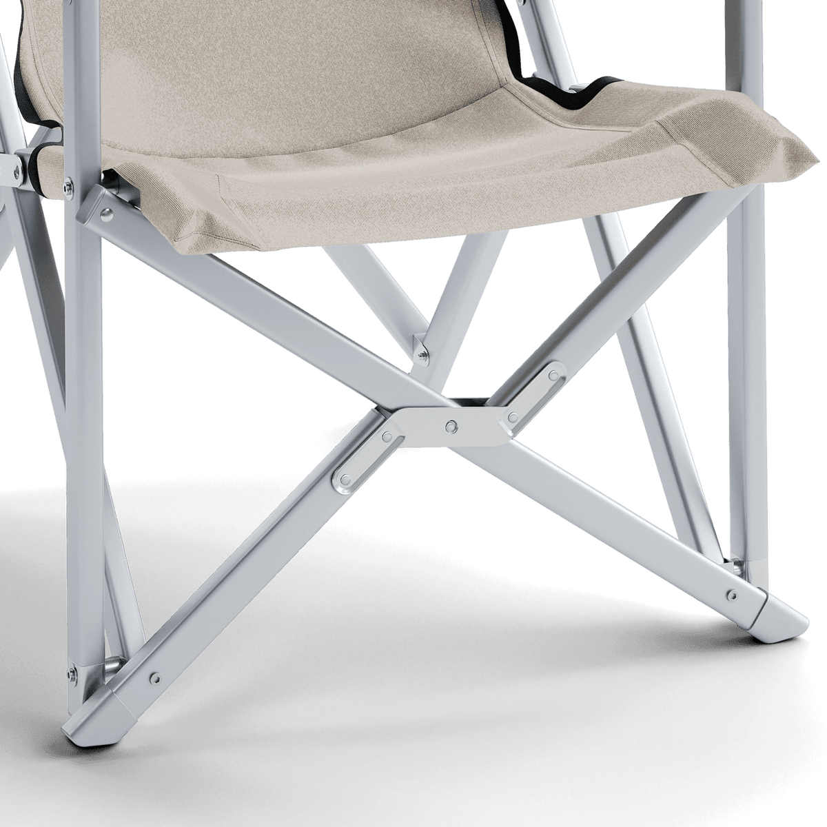 Telaio a X in alluminio della Dometic GO Compact Camp Chair Cenere