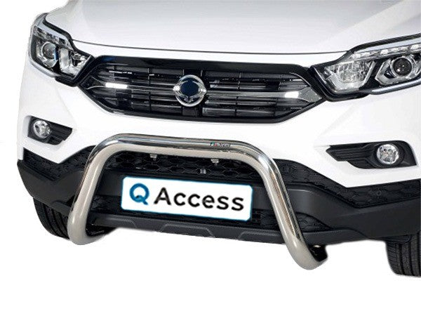 Bull bar 76 mm in acciaio inox – KGM SsangYong Musso 2018+