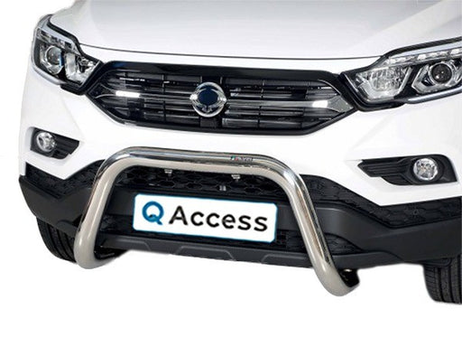 Bull bar 76 mm in acciaio inox – KGM SsangYong Musso 2018+
