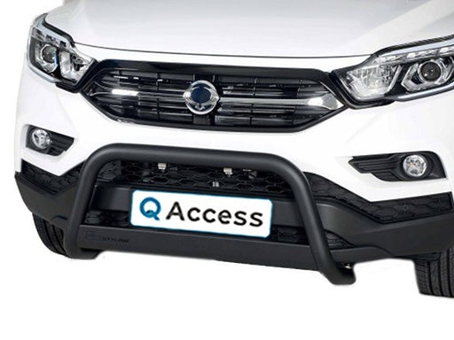 Bull bar 63 mm con traversa nero – KGM SsangYong Musso 2018+
