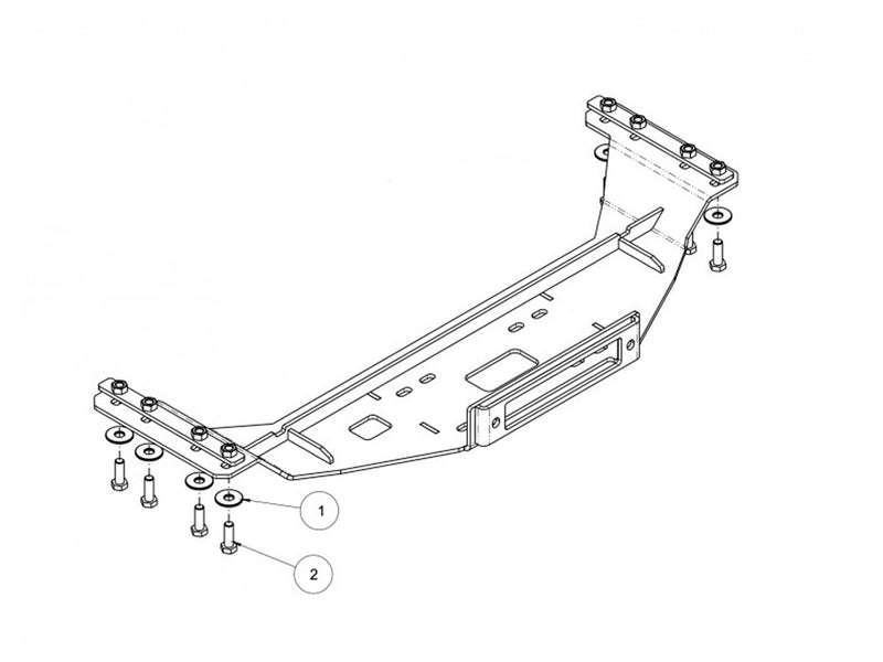 Base verricello – Volkswagen Crafter 4Motion 2011-2017