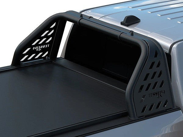 Roll bar Tessera a due gambe con pannelli sportivi – inox nero opaco