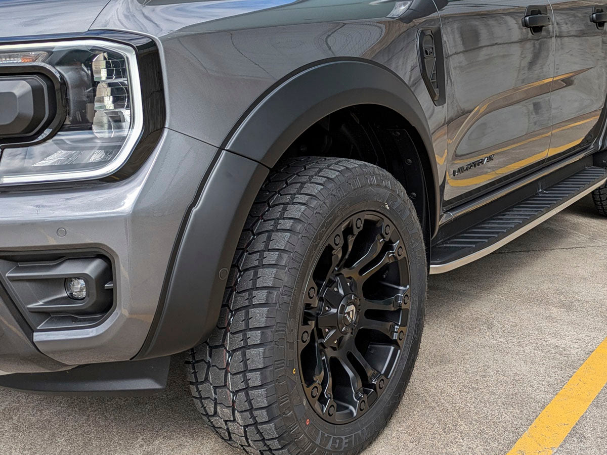 Allargamenti passaruota stile Raptor ABS +45 mm con fori sensori – Ford Ranger dal 2023