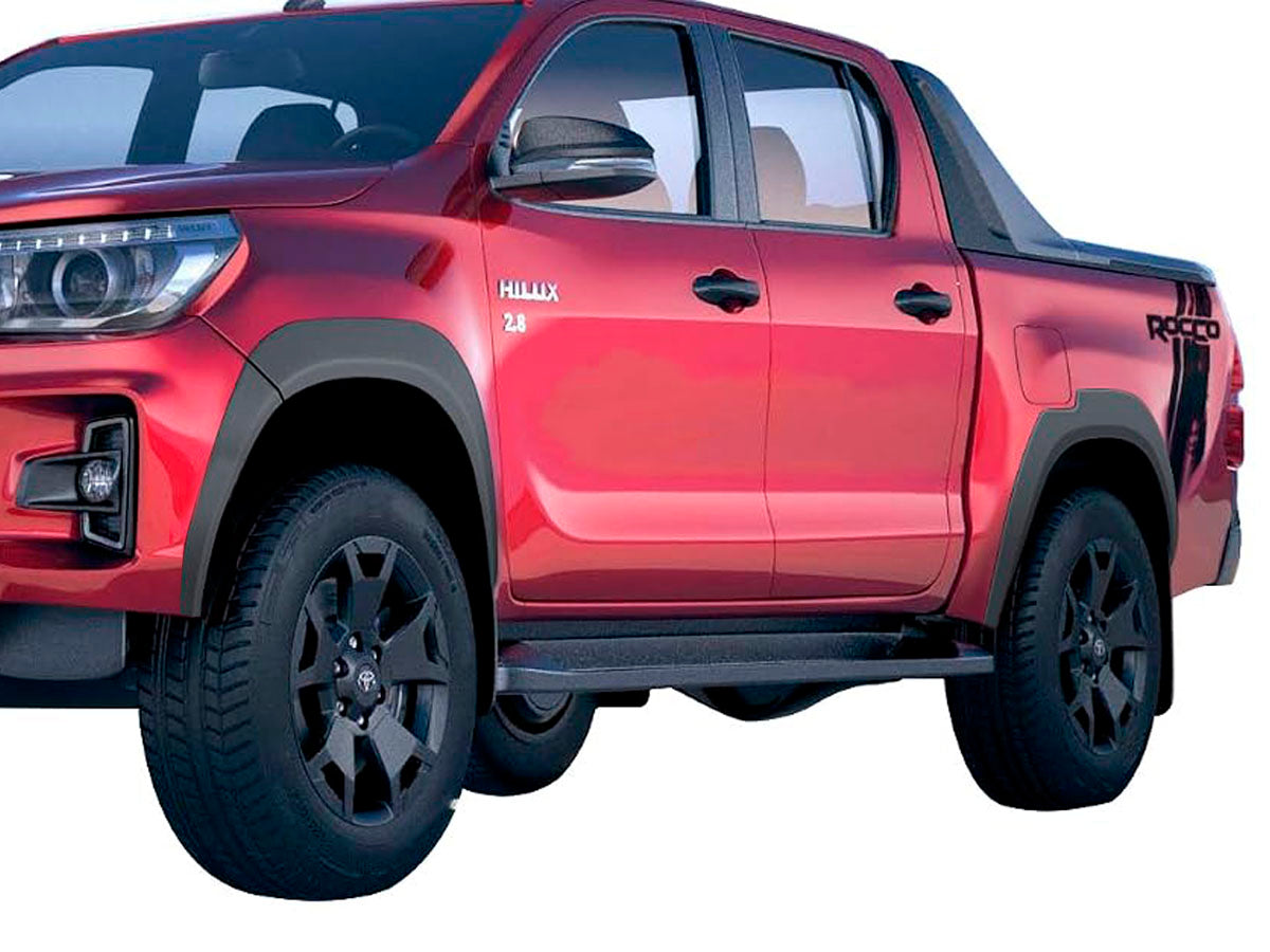 Allargamenti passaruota Slim-Plus in ABS 45 mm (6 pezzi) – Toyota Hilux Legend 2018–2021