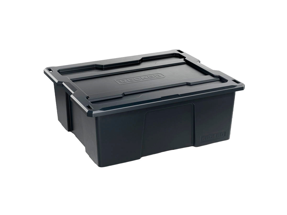 Contenitori impilabili DECKED Payloader 32 nero (3 pezzi)