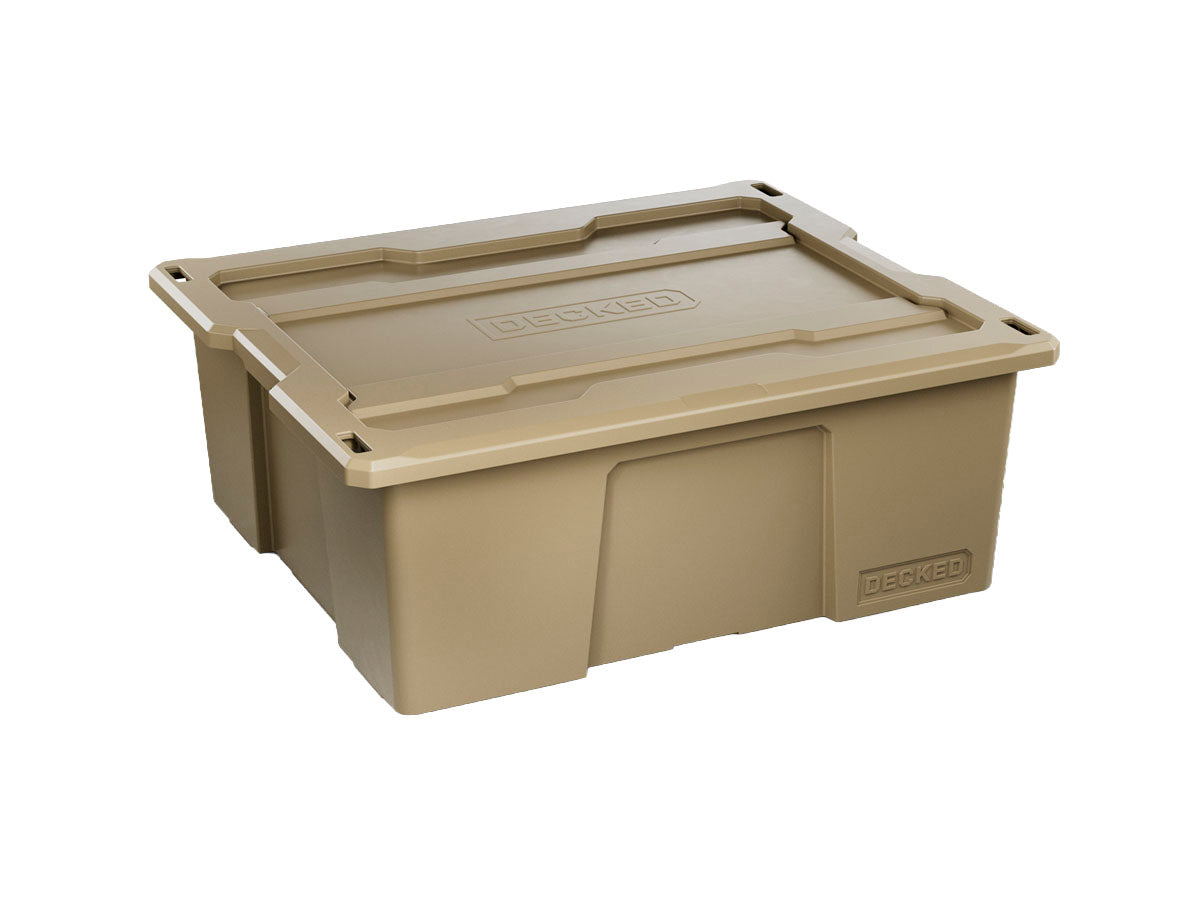 Contenitori impilabili DECKED Payloader 32 beige (3 pezzi)