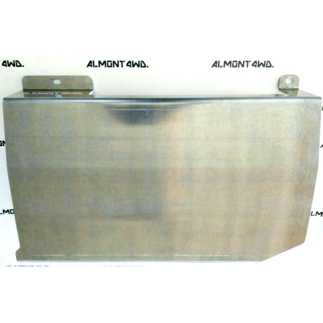 Piastra protezione serbatoio carburante in alluminio 6 mm per Toyota Land Cruiser J105 serie 1998-2010 HZJ, doppio serbatoio