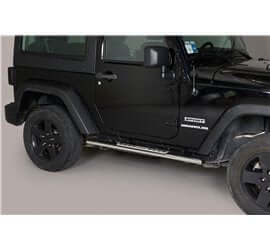 Pedane laterali Jeep Wrangler 5 porte dal 2011 DSP/296/PL versione nera