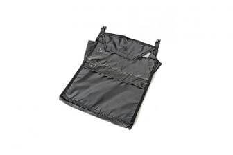 Wild Land  Borsa per scarpe in tessuto nero con tasca extra