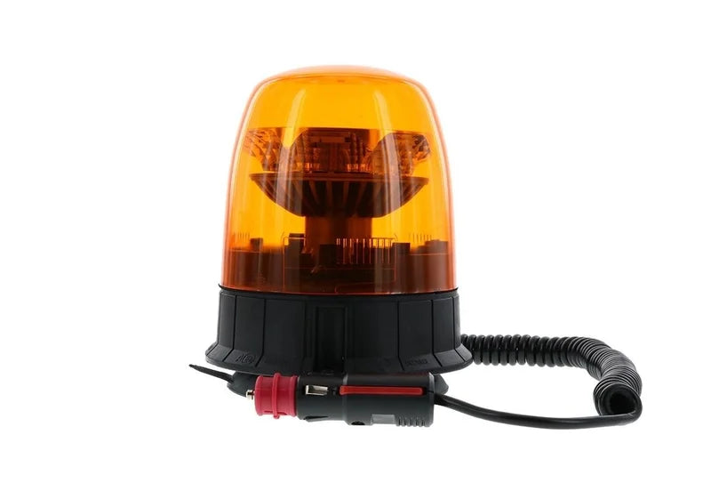 Vignal Group-Faro LED R65 ambra 12/24v base magnetica+ ventosa, rotante