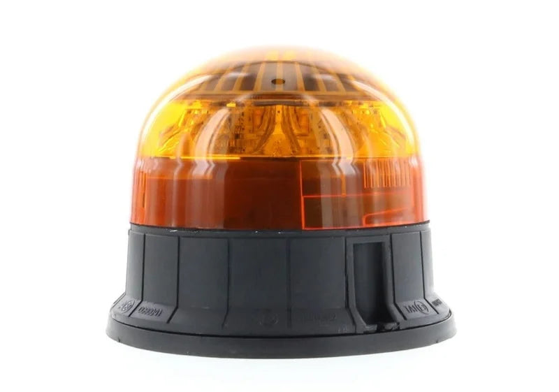 Vignal Group - Faro LED R65 ambra 12/24v montaggio a 3 bulloni, doppio lampo