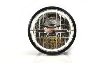 Faro LED rotondo Tralert con luce diurna ad anello bianca, 3.200 lumen, 12–24 V